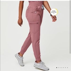 FIGS XS/T Mauve High Waisted Zamora Joggers